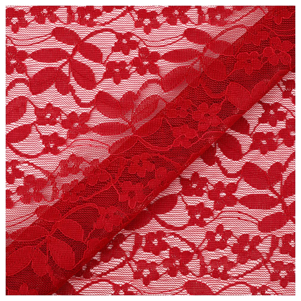 Materiał koronkowy, 5 jardów x 150 cm, materiał koronkowy, towar sprzedawany na metry, do szycia, tiulu, koronki, kwiaty, liście, haftowana koronka, do rzemiosła, odzieży, dekoracji stołu