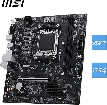 Msi Mb Pro A620am-b Evo Am5 Ddr5 6800mhz(oc) Argb Hdmi Vga M.2 Usb3.2 Jargb_v2 Matx