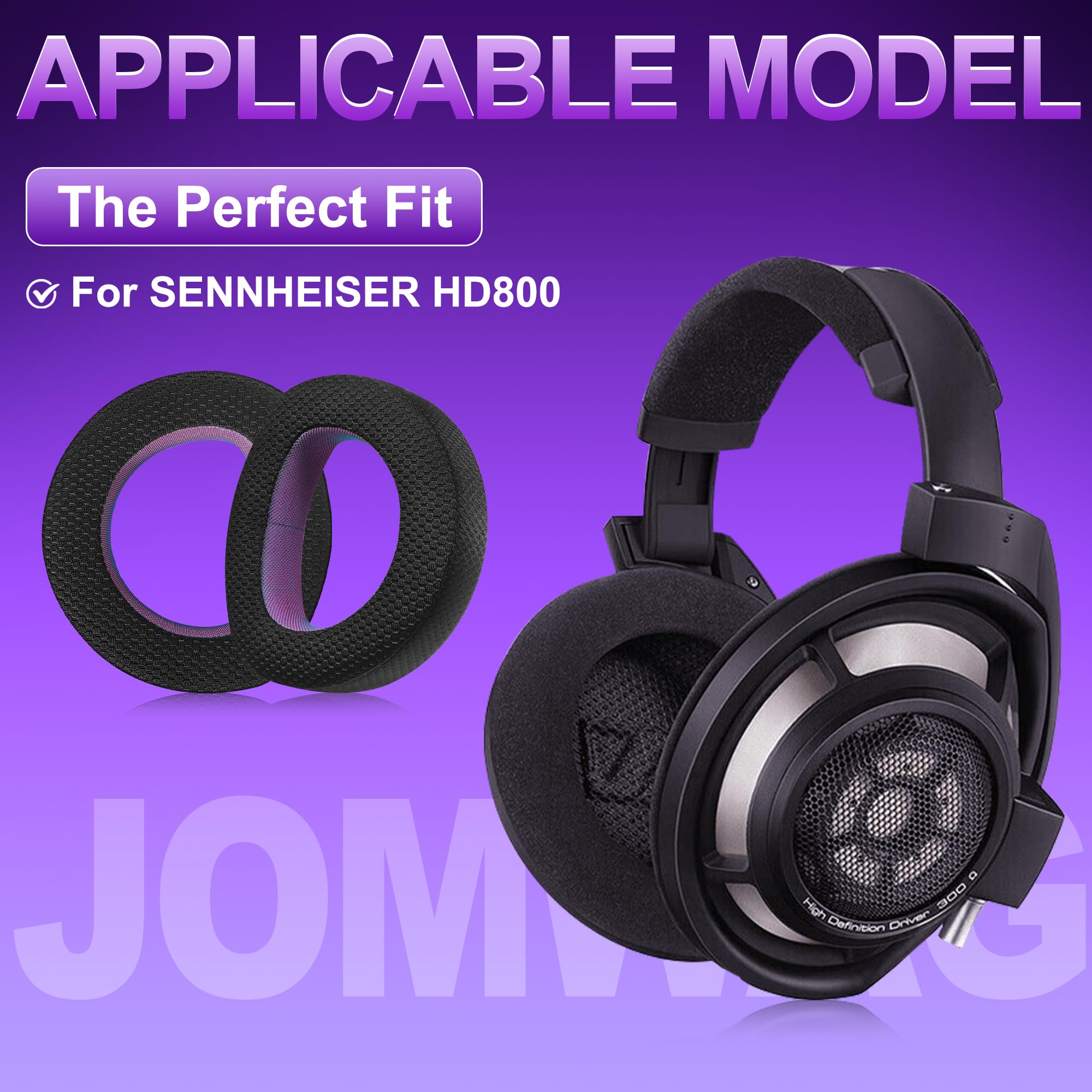 Magic Ice Gel - Cuscinetti di ricambio per cuffie SENNHEISER HD800, per migliorare comfort e prestazioni