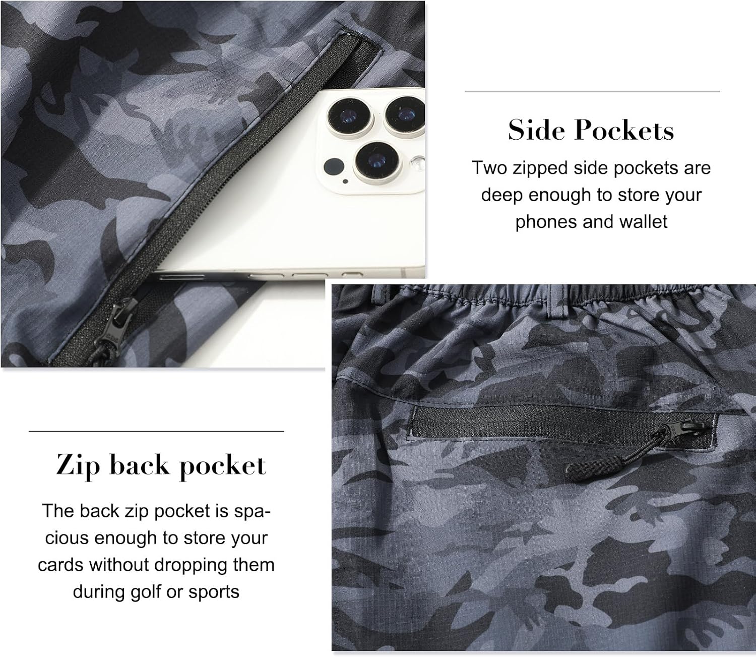 Suwangi Mens Hiking Cargo Shorts Quick-Dry Outdoor Athletic Short Travel Fishing Golf Tactical Short for Men with Multipocket