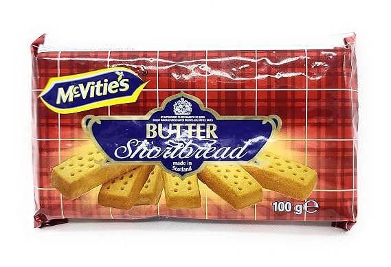 McVities All Butter Shortbread 100g (Pack of 4), Set of 1