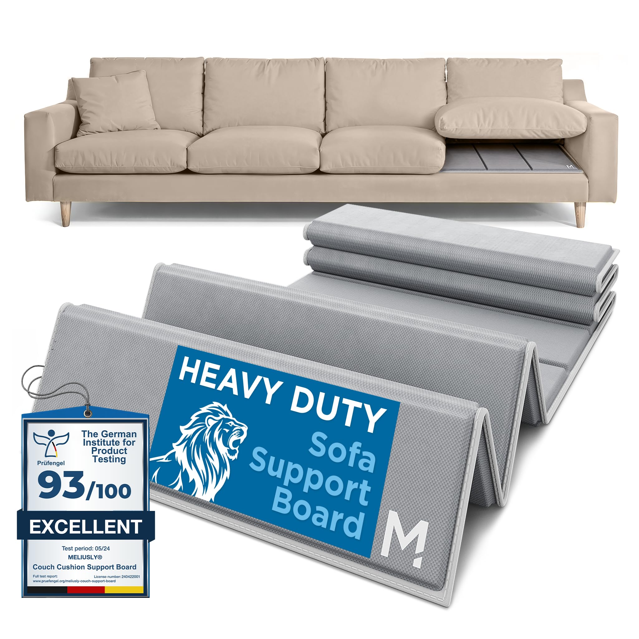 Meliusly Heavy Duty Couch Cushion Support for Sagging Cushions (2…