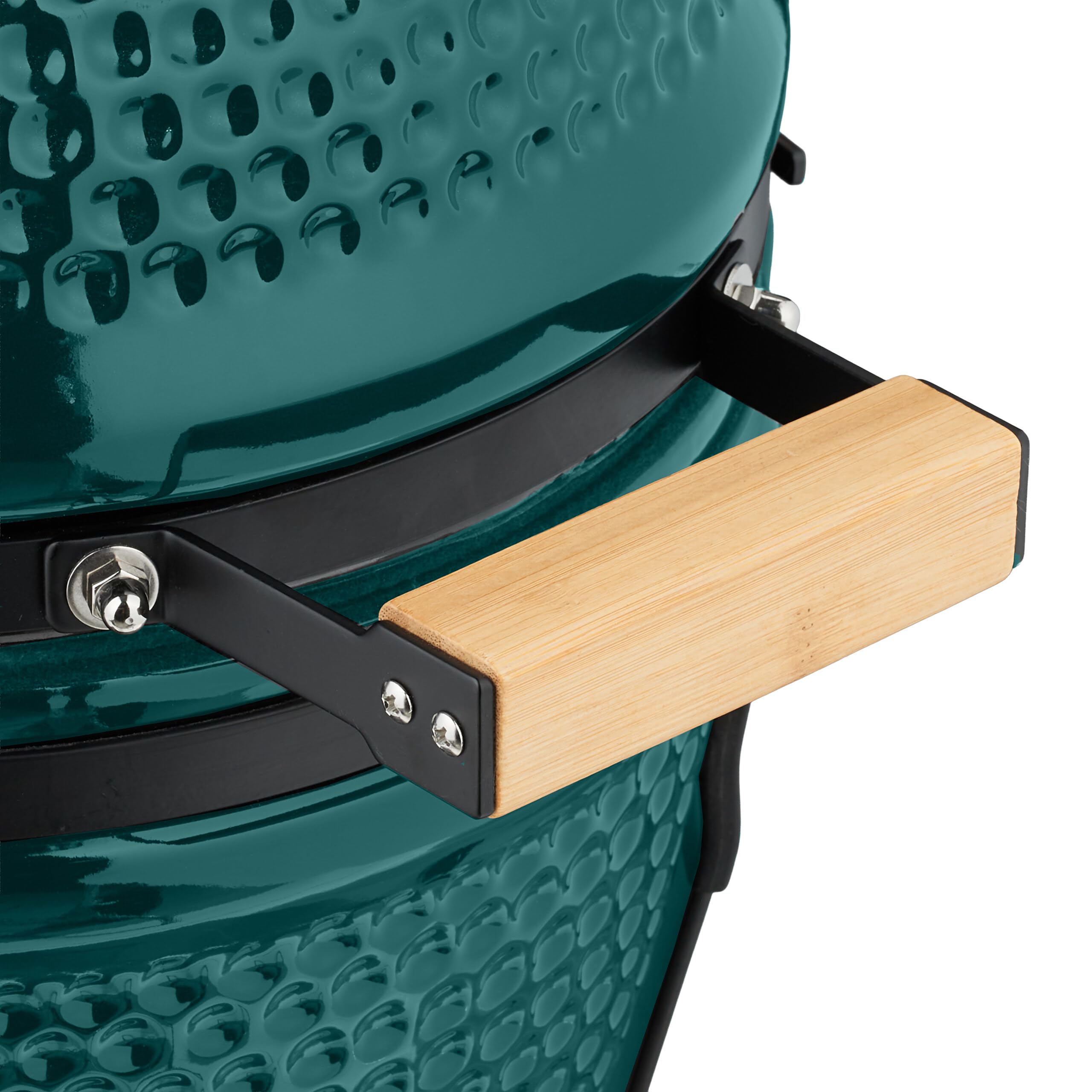 Relaxdays Barbecue a Carbonella Stile Kamado, Griglia Ø 26 cm in Ceramica, BBQ Carbone da Esterno