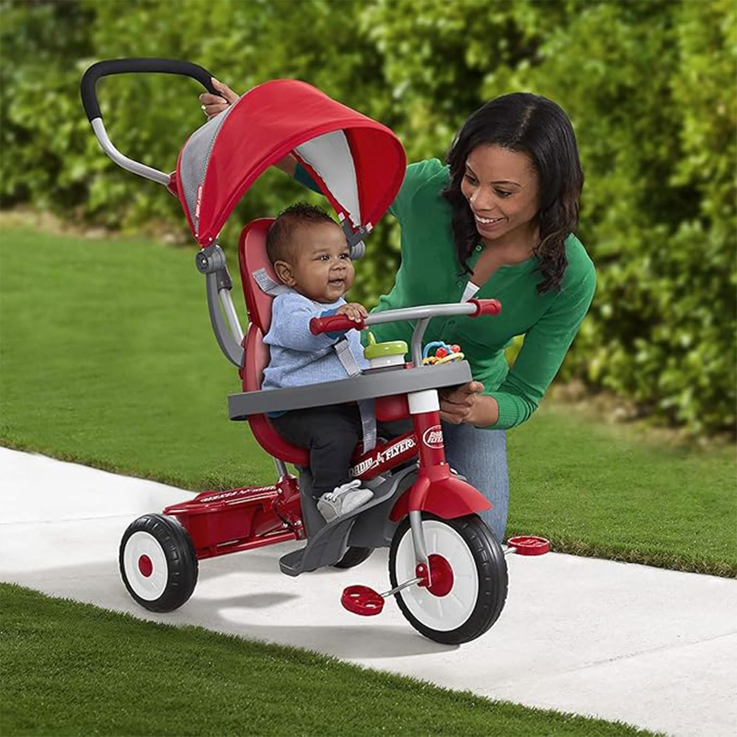 Red 4-in-1 Toddler Tricycle for Ages 1-5 Years Martinique Ubuy