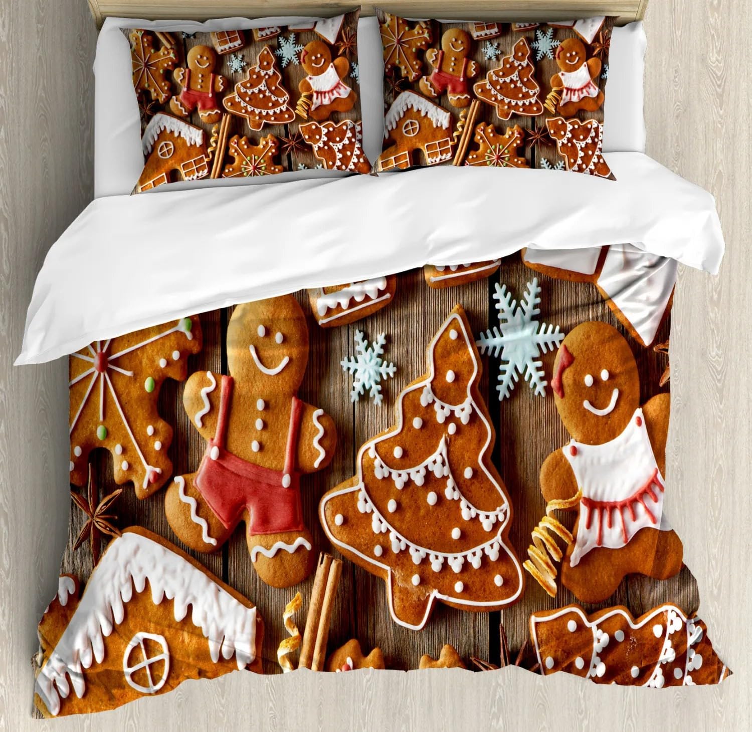 Housses de couettes imprimé microfibre avec fermeture éclair pratique 200x200