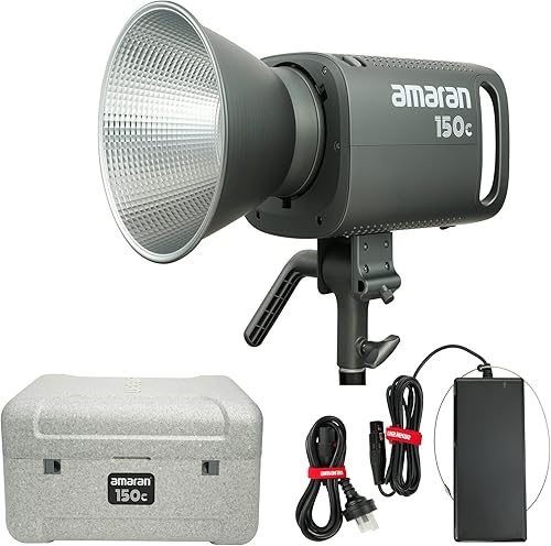 Miniatura 9 de Amaran - Kit de iluminación de fotografía 150c, luz de estudio RGB de 150 W, luces de video LED a todo color, 2,500 K a 7,500 K, control de