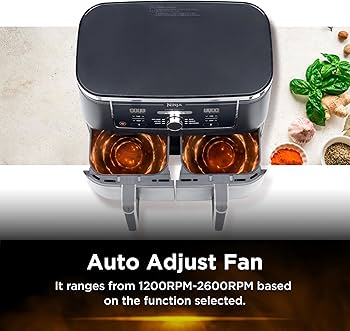 Ninja Foodi Max Fritadeira Air Fryer [AF400UK] 9,5L, 2 gavetas, 6