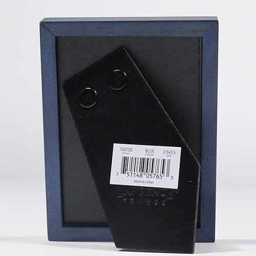 Vista 206 de Lawrence Frames Marco de fotos de madera de nogal, colección de galería, nogal claro, 2.5 x 3.5 pulgadas