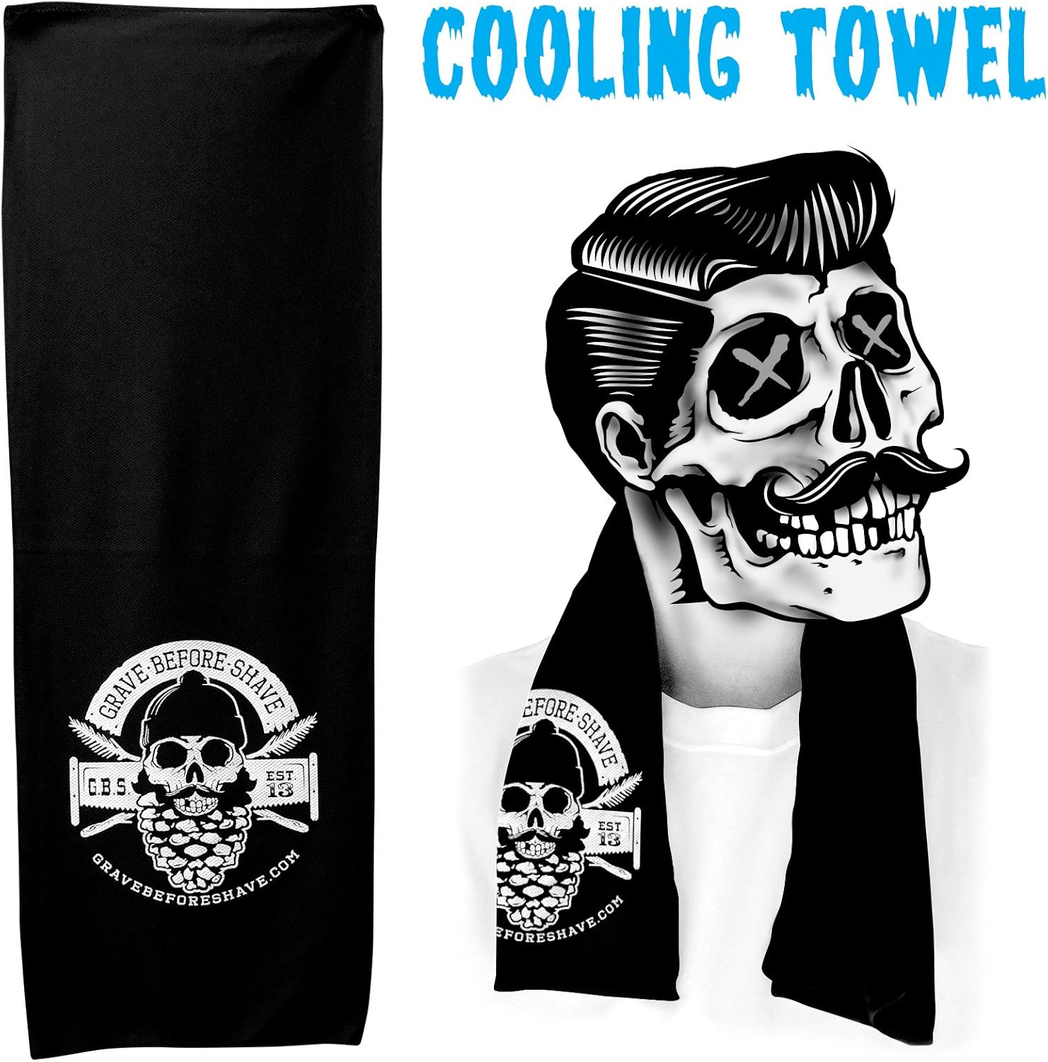 Grave Before Shave Travel Beard Pack (Cigar Blend (Vanilla/tobacco scent)