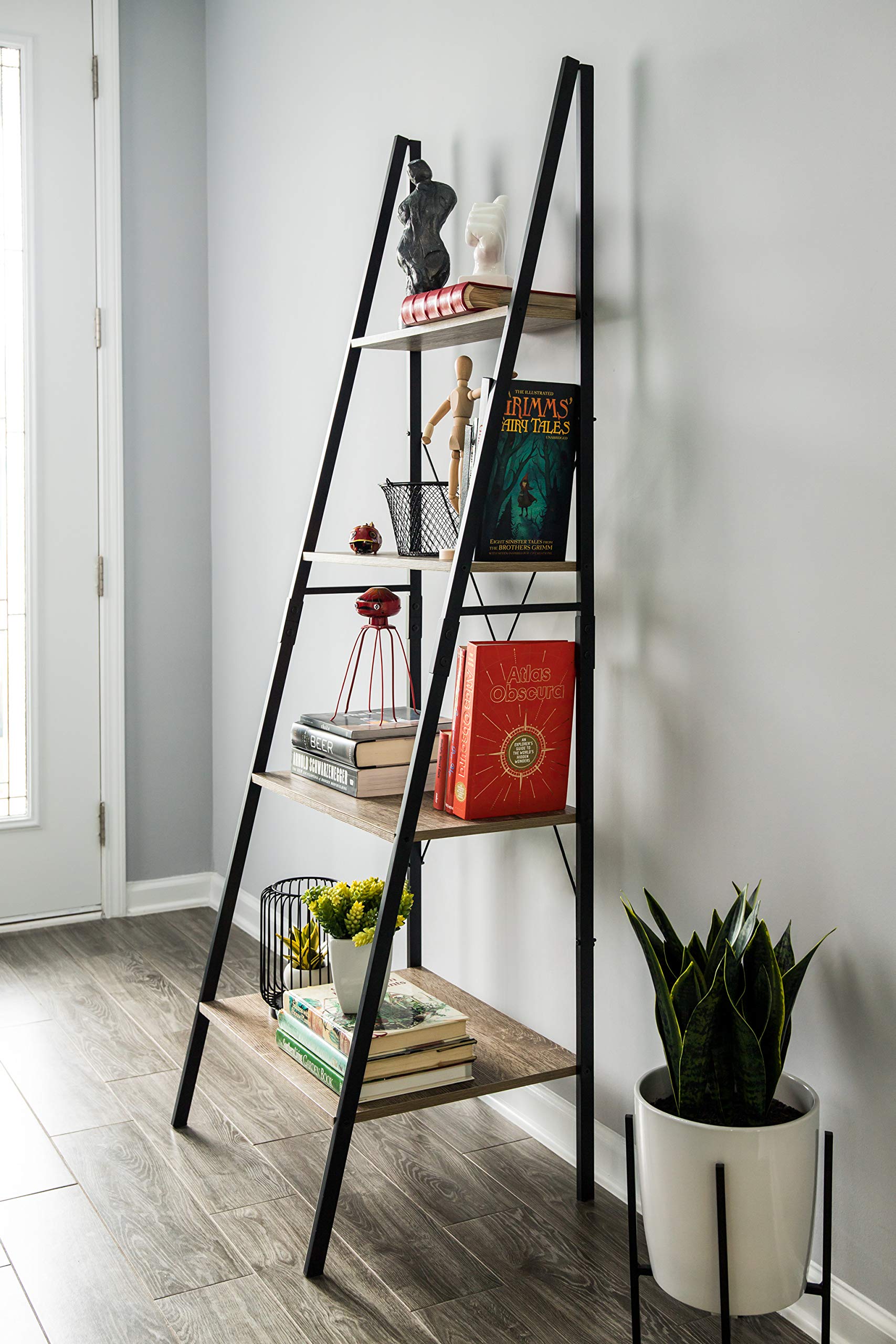 Amazon.com: Balkene Home Tribeca A-Frame Ladder Shelf Bookshelf