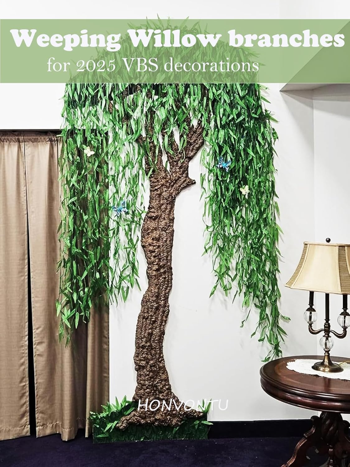 100PCS 600 FT Fake Vines for Room Decor Artificial Ivy Greenery Garland Jungle Forest Vines Faux Hanging Plants for Home Ceiling Bedroom Baby Shower Party Garden Patio Outdoor Wedding Décor