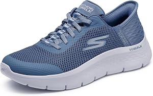 Skechers Womens Go Walk Flex Hands Free Slip-ins - Grand Entry Sneaker