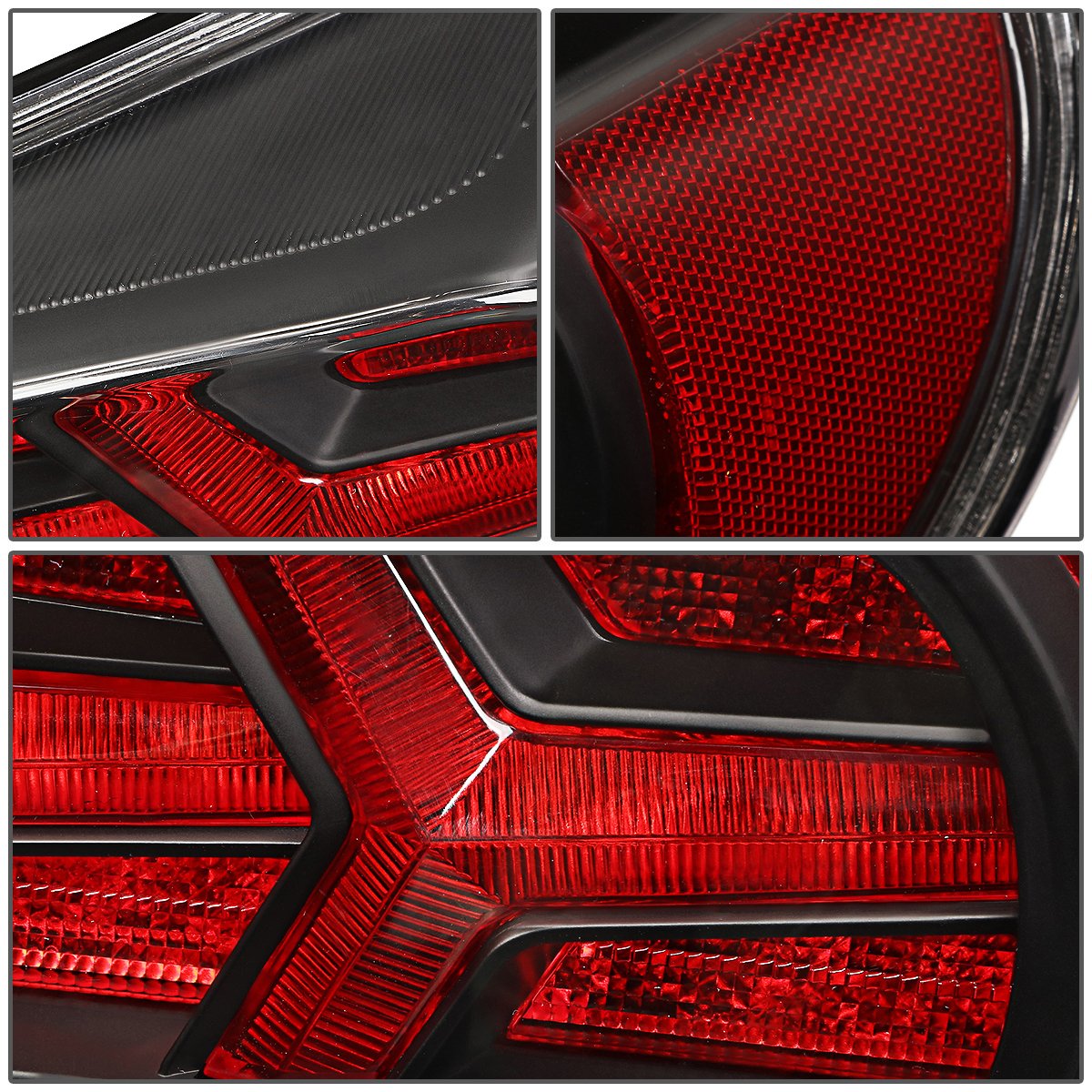 Amazon | Auto Dynasty 2個 LED 矢 シーケンシャル リア テールライト 