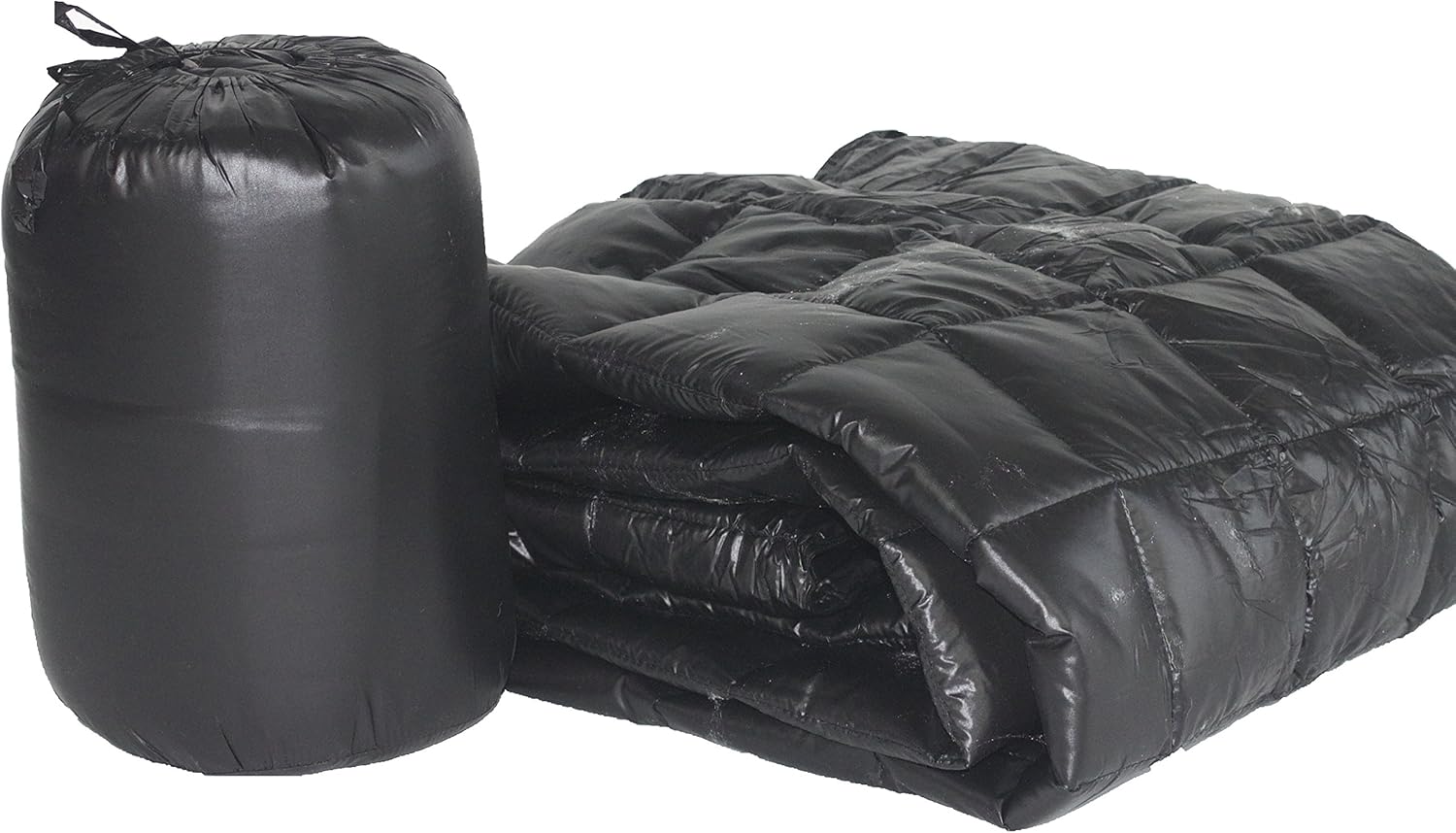 PUFF Quilted Nylon Ultra Light Throw, Black
