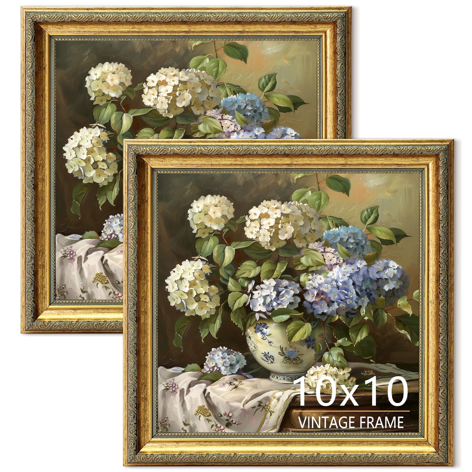 ASTRDECOR Ornate 10x10 Picture Frame Set of 2