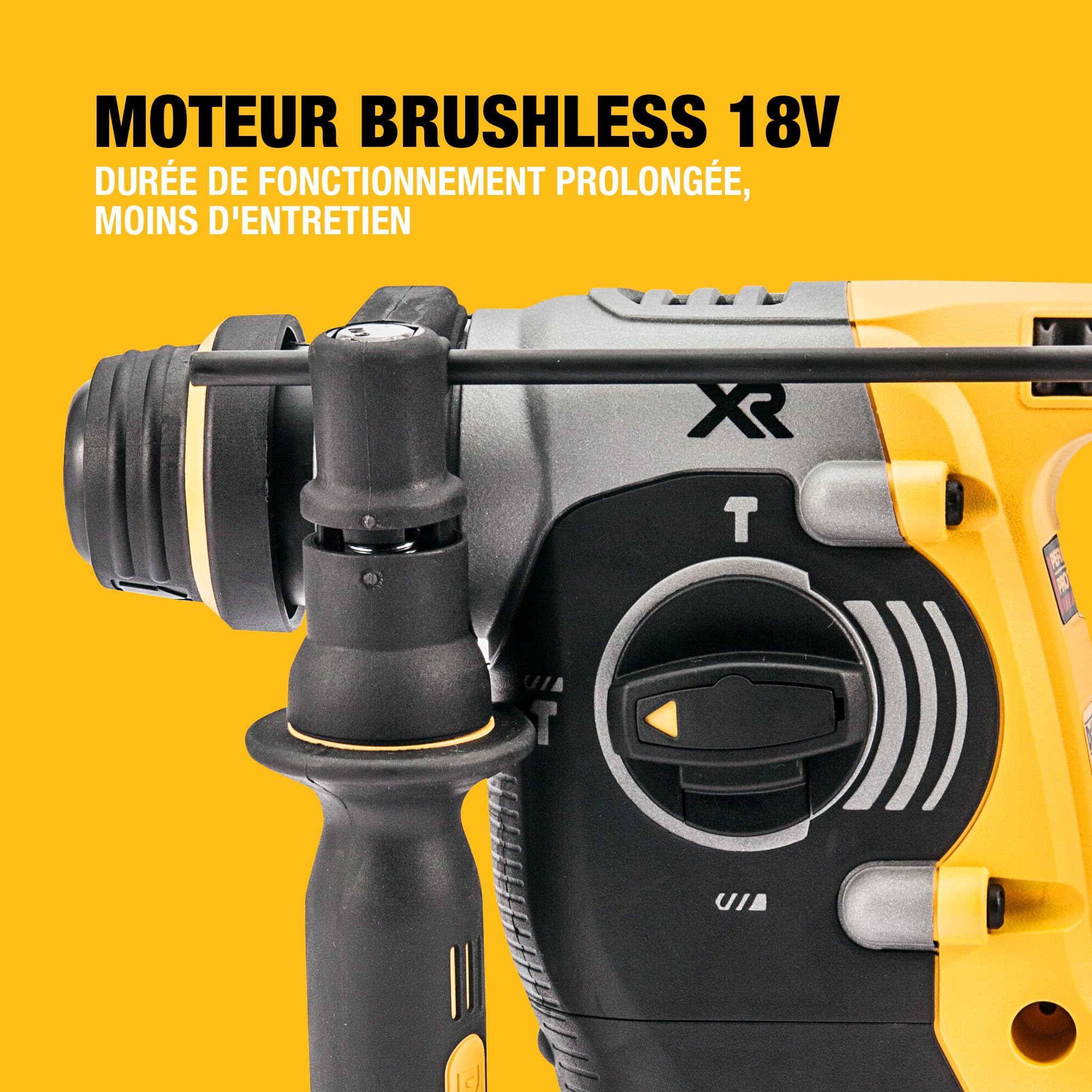 DEWALT Perforateur burineur SDS-Plus 24mm sans fil Brushless XR 18V DCH273N-XJ