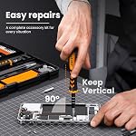 JOREST 59Pcs Small Precision Screwdriver Set with Torx T5, T6, T8, Mini Repair Tool Kit for MacBook, Computer, Laptop, iPhone, PS4 PS5, Xbox, Switch, Eyeglasses, Watch, PC, Ring Doorbell, Electronic