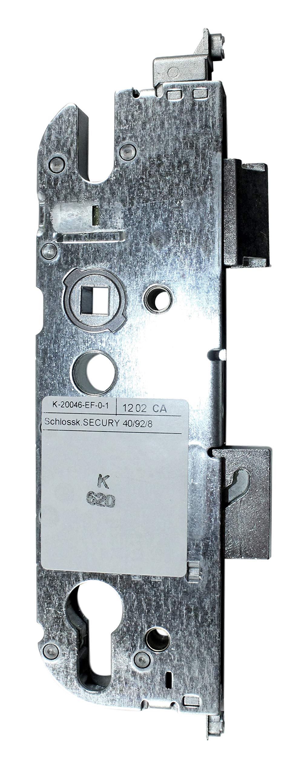 GU Secury Reparatur Schlosskasten Hauptschloss 6-30845-DC-0-1 oder auch K-20046-EF-0-1, Dornmaß: 40mm (37,5mm) / Entfernung: 92mm, incl. SN-TEC® Montagematerial & SN-TEC® Montageanleitung