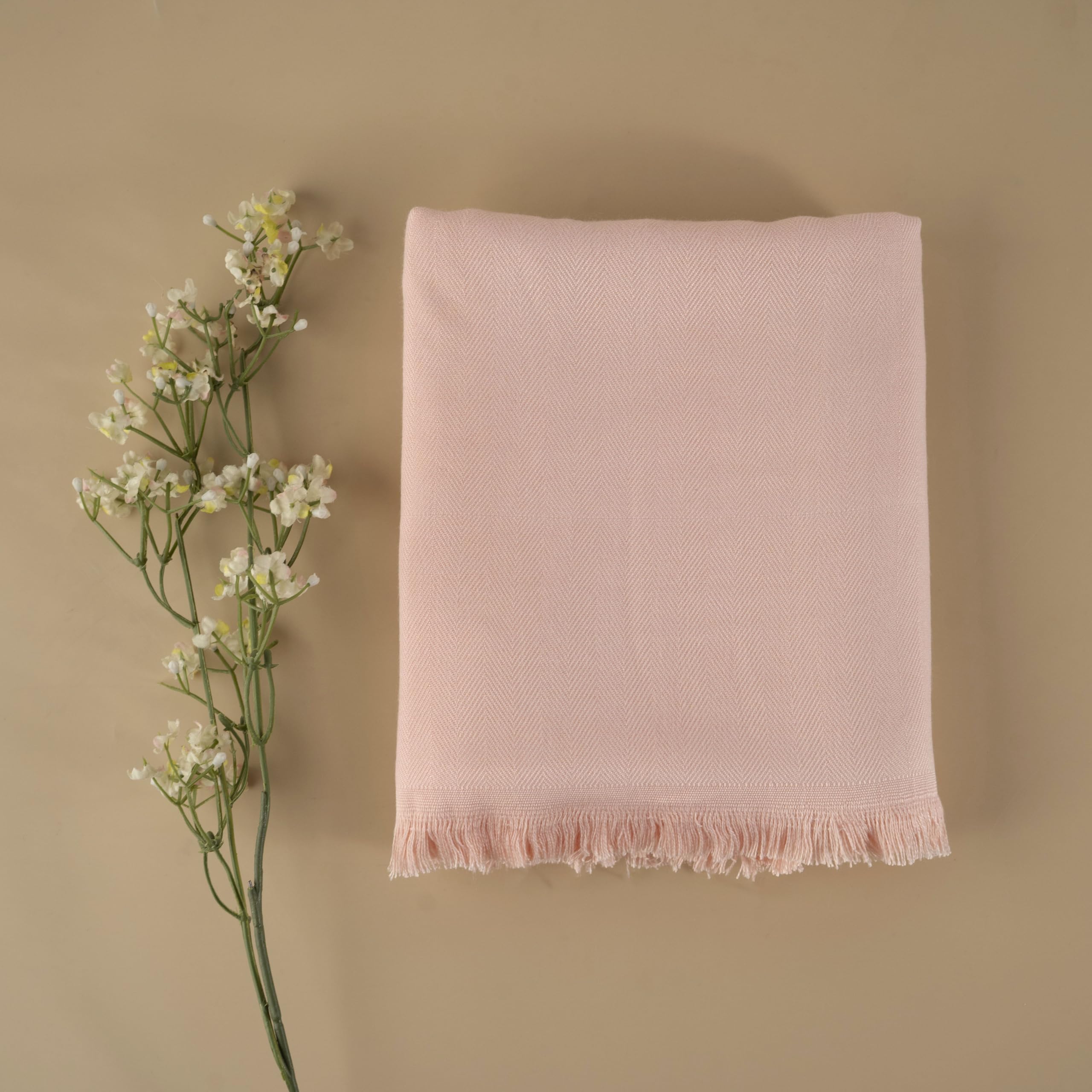 MRIDU Bamboo Solid Bath Towel for Men & Women | Quick Dry, Ultra Soft & Anti-Odour | Lightweight Non-Terry Bamboo Towel, Peach-image-15