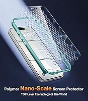 Vista 21 de Diaclara - Funda diseñada para iPhone 15 Plus de 6.7 pulgadas, transparente, cuerpo completo, con protector de pantalla, resistente de protección