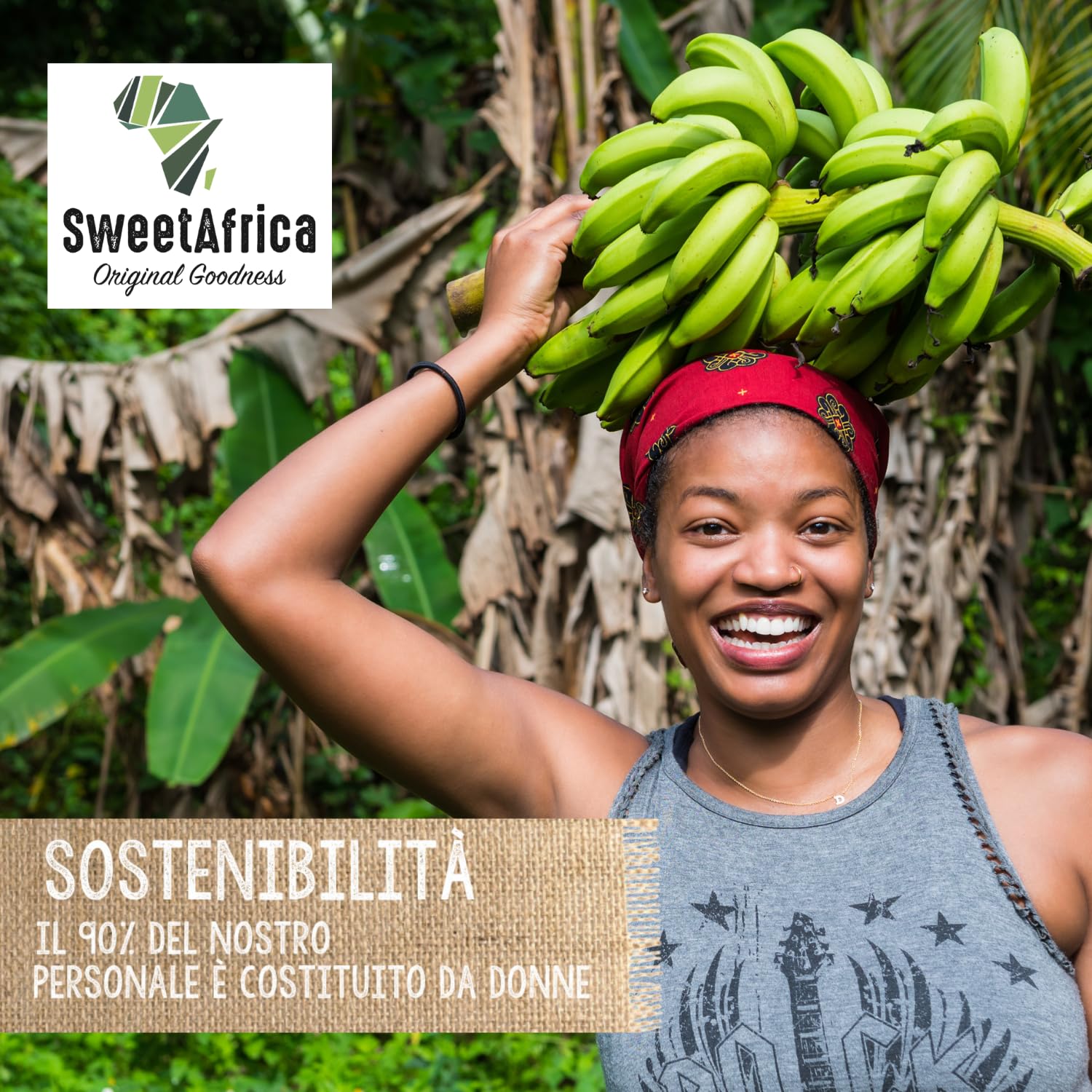 SweetAfrica - Good Macadamia Naturale - Snack di frutta secca - 100g x 6pz