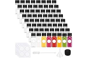 Moretoes 2oz Juice Shot Bottles with Caps: Elevate Your Juice Game