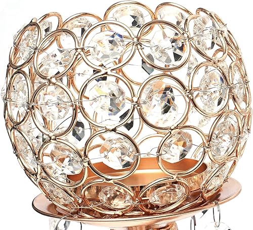 Miniatura 6 de Cbhfmljd 5 Arms Crystal Candle Holder Gold 75cm295inch Detachable Centerpiece for Wedding Birthdays Anniversaries Table Decorations Elegant Design