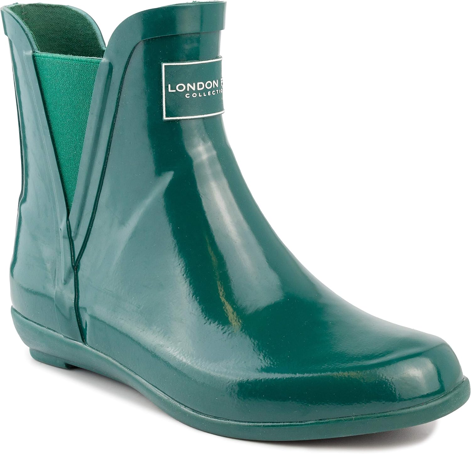 LONDON FOG Womens Piccadilly Rain Boot hunter green 11 M US