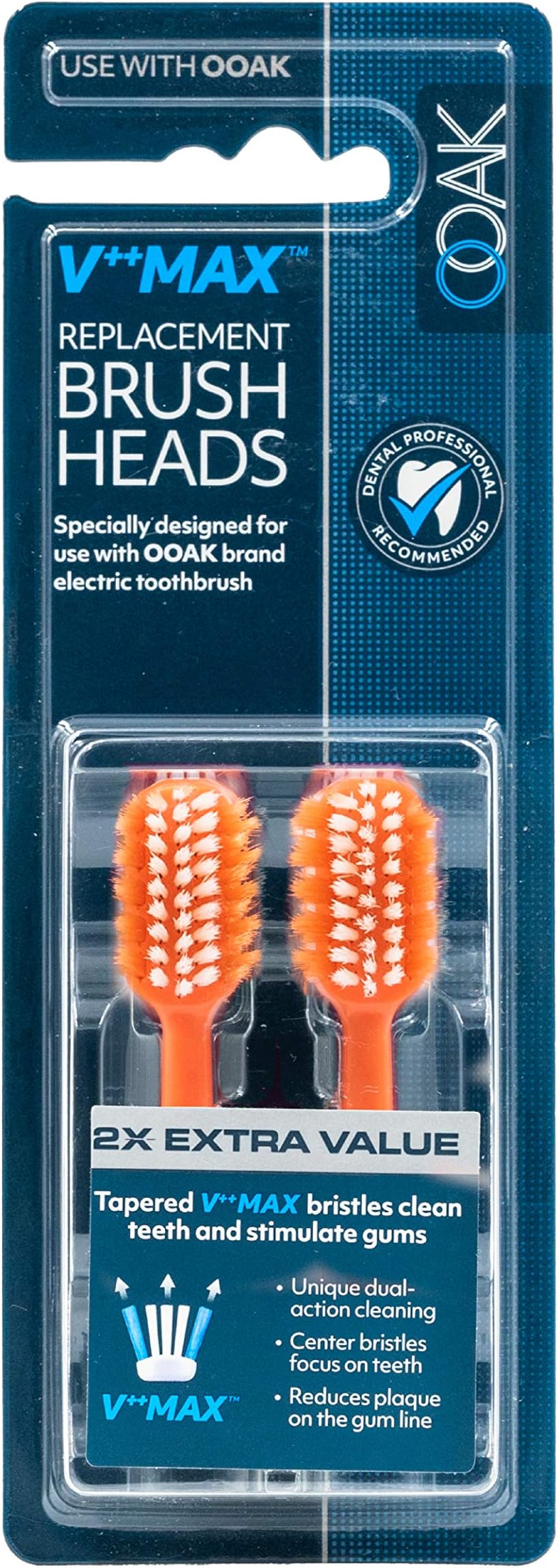 RM Oral Battery Powered Toothbrush Replacement Brush Heads