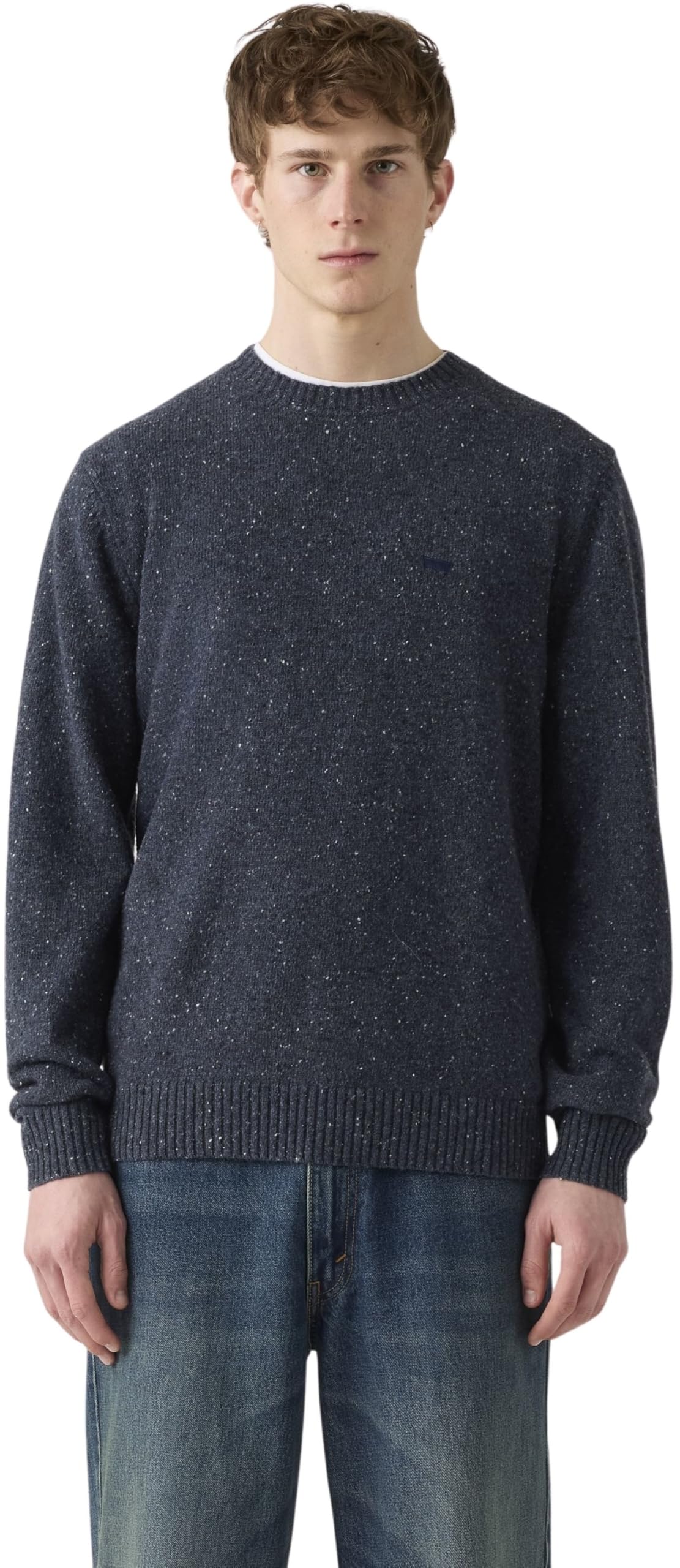 Levi's Homme Pullover Original Housemark avec épaules recoupées, Col Rond, Multicolor (Neppy Fleck Dress BL), L