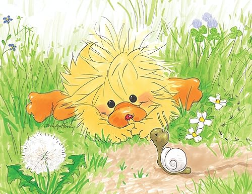 Suzy tarjeta de nota de la papelería Colección, Witzy y el Tickle Bug10855