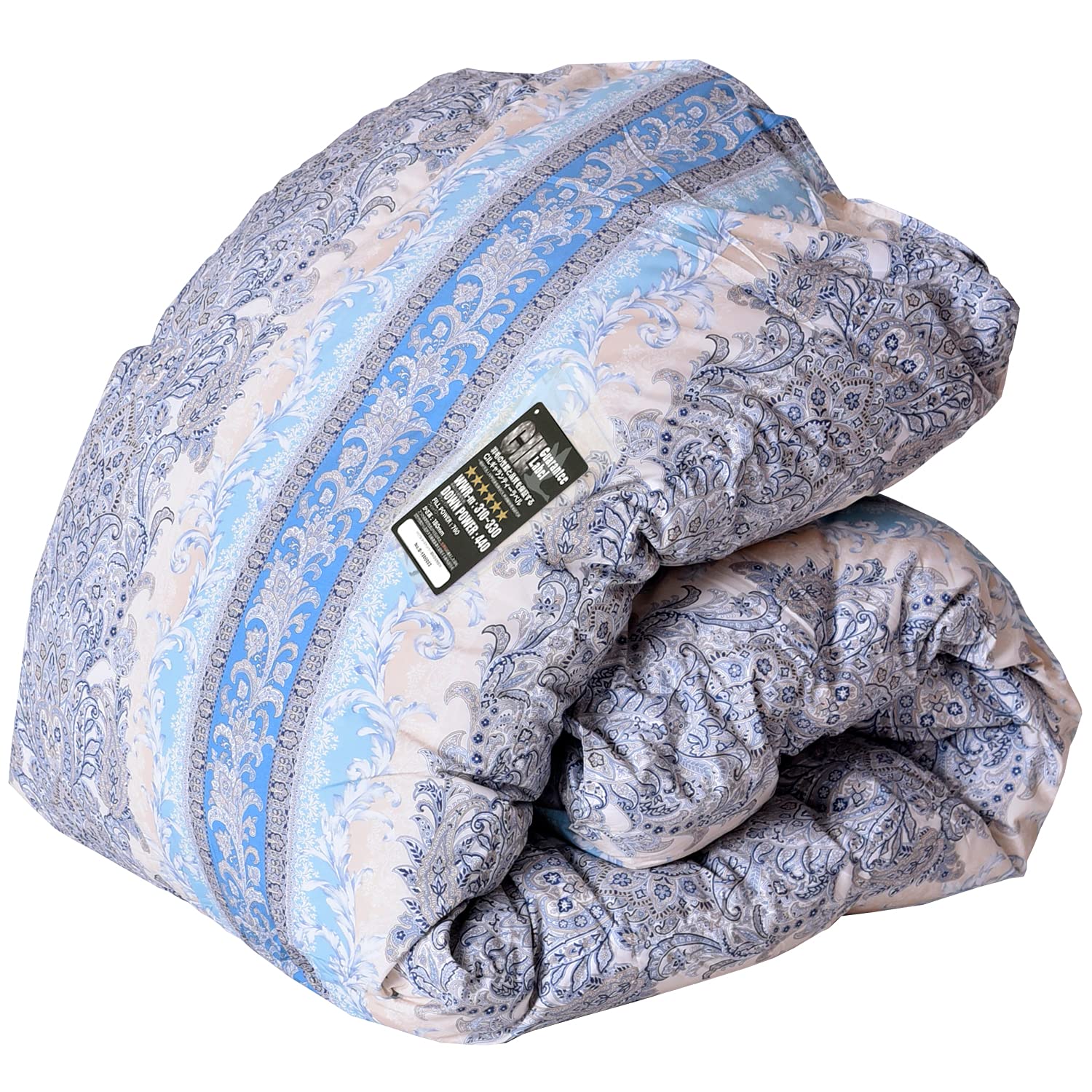 Amazon｜タンスのゲン 羽毛布団 シングル【大粒ダウンボール】日本製