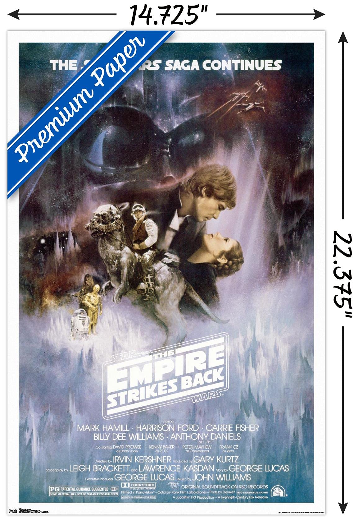 Amazon.com: Trends International Star Wars: The Empire Strikes