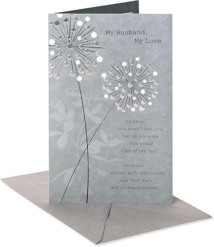 American Greetings Tarjeta de aniversario para marido (Orgulloso del hombre que eres)