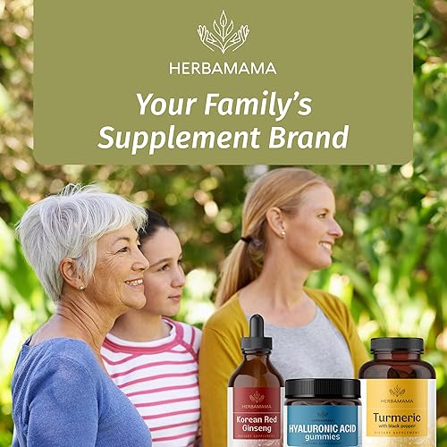 Miniatura 8 de HERBAMAMA Gomitas de ácido hialurónico  250 mg de ácido hialurónico puro para el cabello, la piel y las uñas  Suplemento de elasticidad vegano sin
