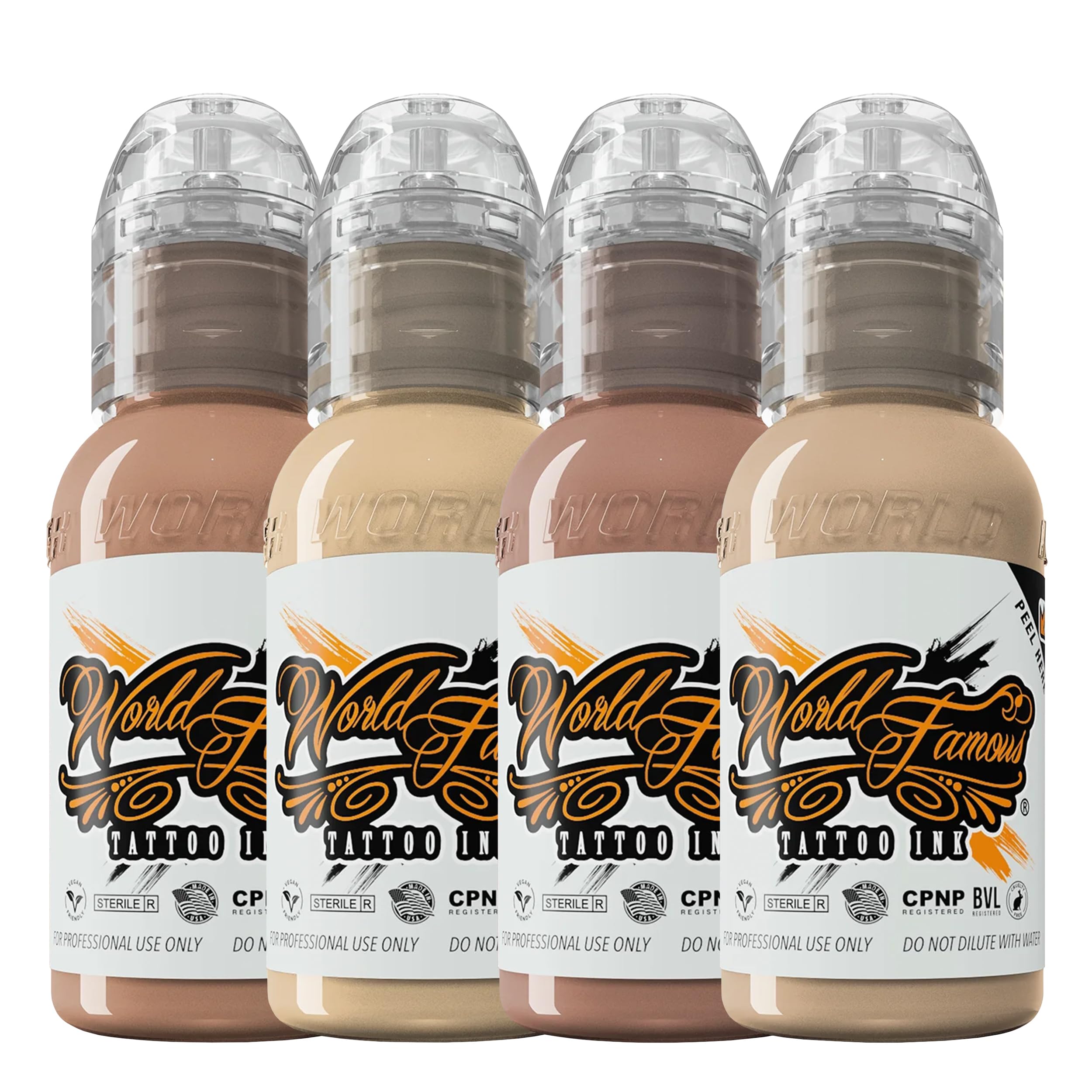 Skintone 4 Count Set, (1 fl oz Each)