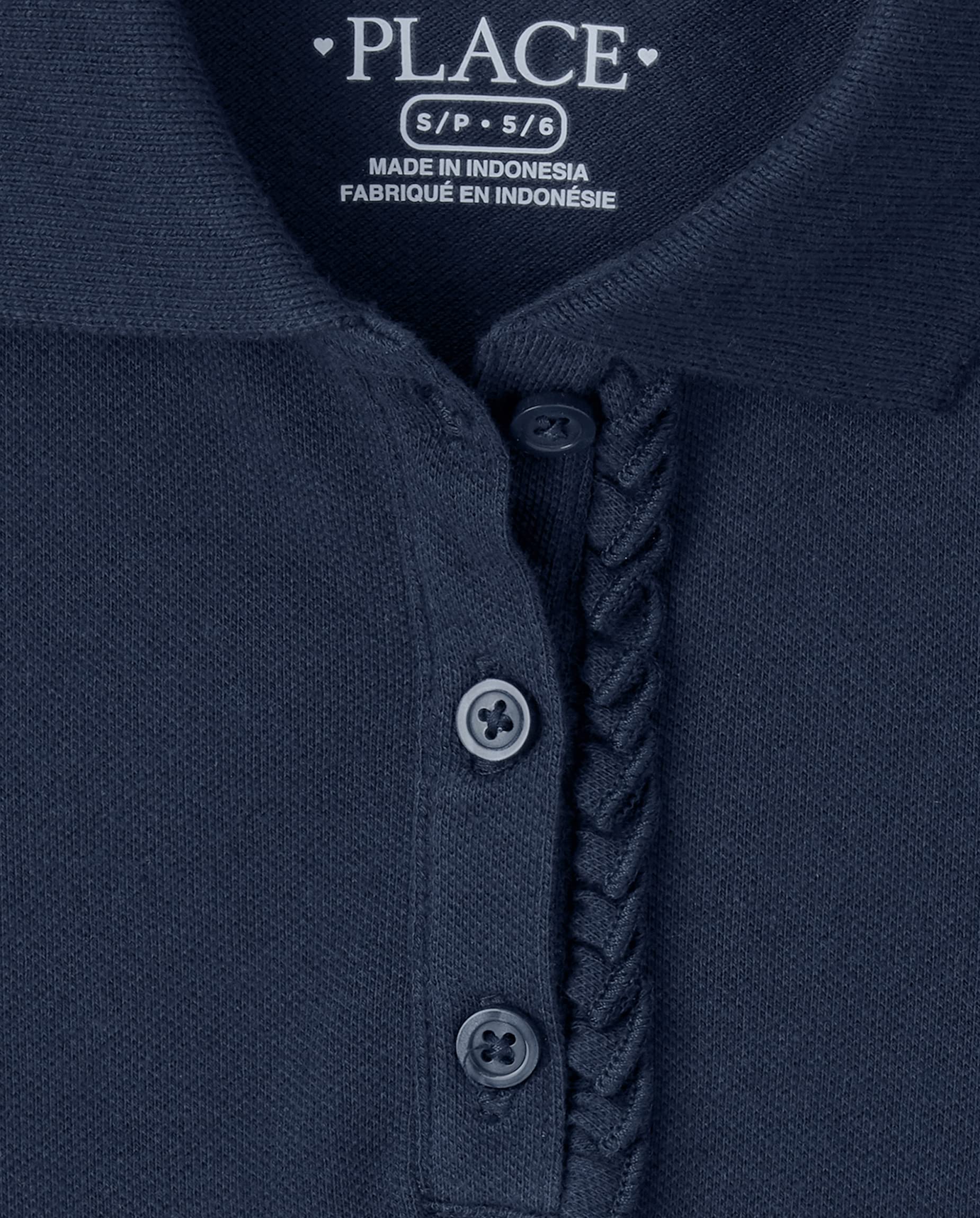 The Children's Place Koszulka polo Dziewczynki Short Sleeve Pique Polo (1 w zestawie)