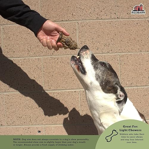Miniatura 5 de Redbarn Chew-A-Bulls, 12 Pack – Medium Hydrant Shape Dog Dental Treats – Daily Oral Care with Fun Ridges & Grooves, All Natural Ingredients, Highly