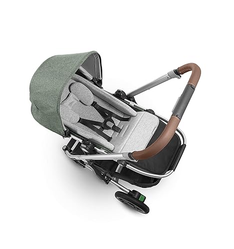 Miniatura 6 de UPPAbaby Cozyganoosh, Emmett (Green Melange) y asiento cómodo para bebés