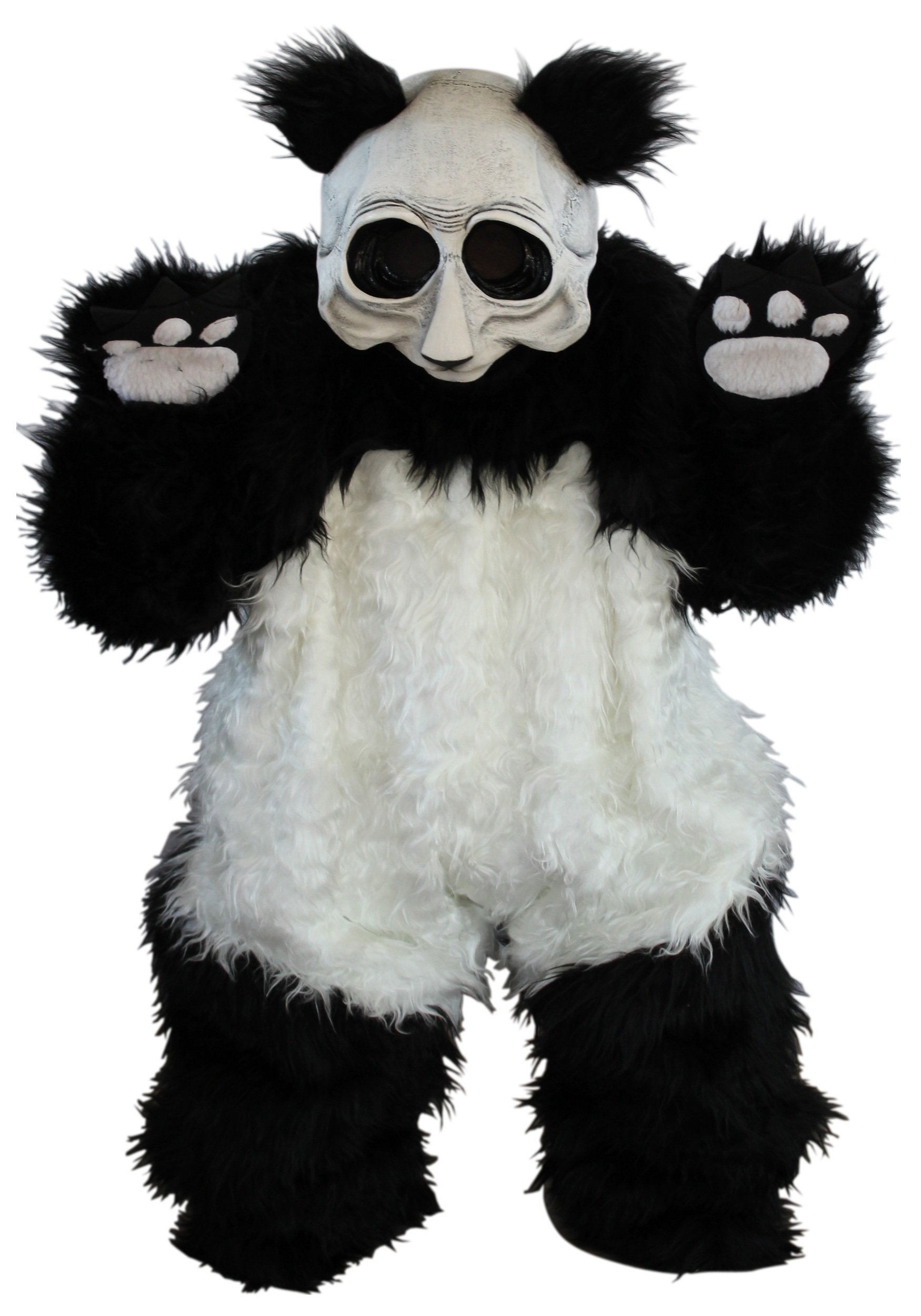 Zombie Panda Fancy Dress Costume
