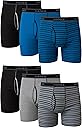 Hanes Men's Underwear Boxer Briefs Pack, Cool & Breathable Cotton Moisture-Wicking Underwear for Men, No Ride Up