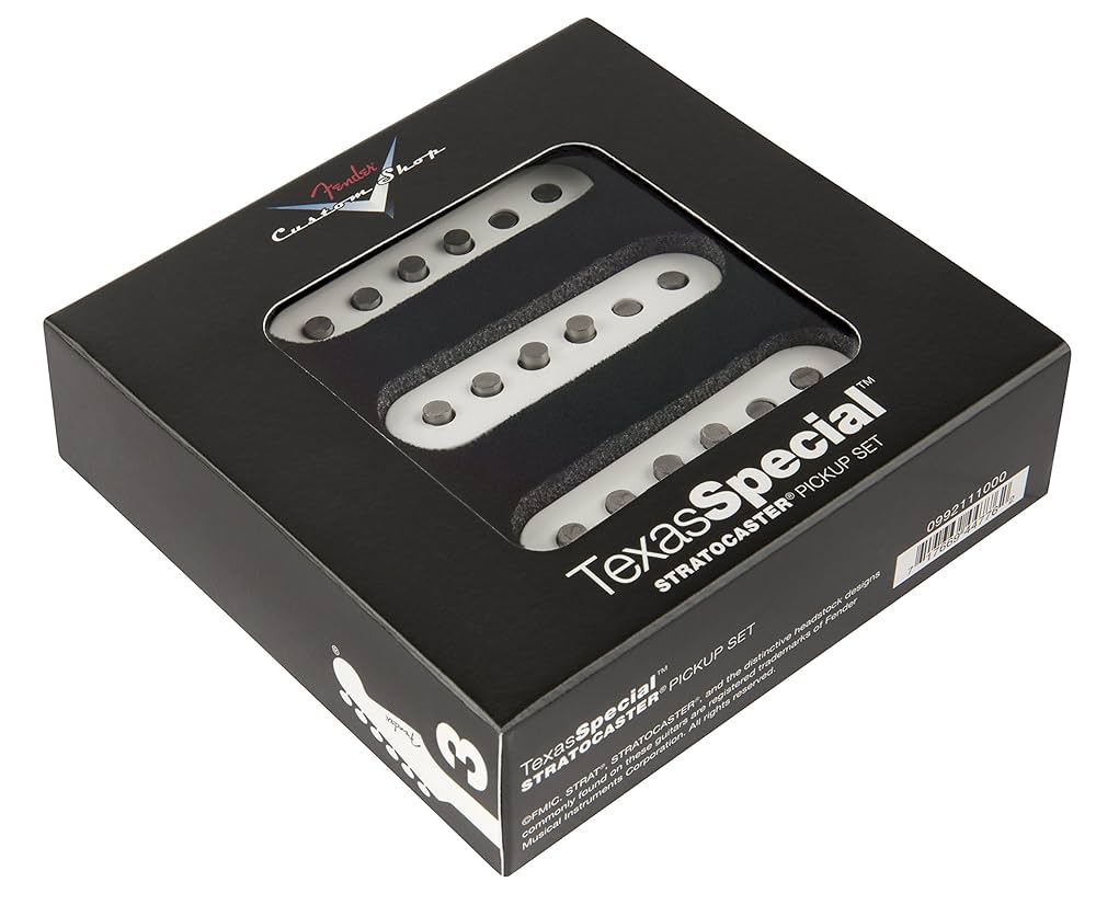 ま*や様 fender USA Custom Shop Texas Specia Custom Shop Texas Special™ Strat® Pickups, (3) : Amazon.com.br