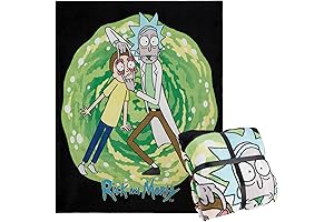 RICK AND MORTY Soft Cozy Bed Blanket Sofa Cuddle Throw Blankets