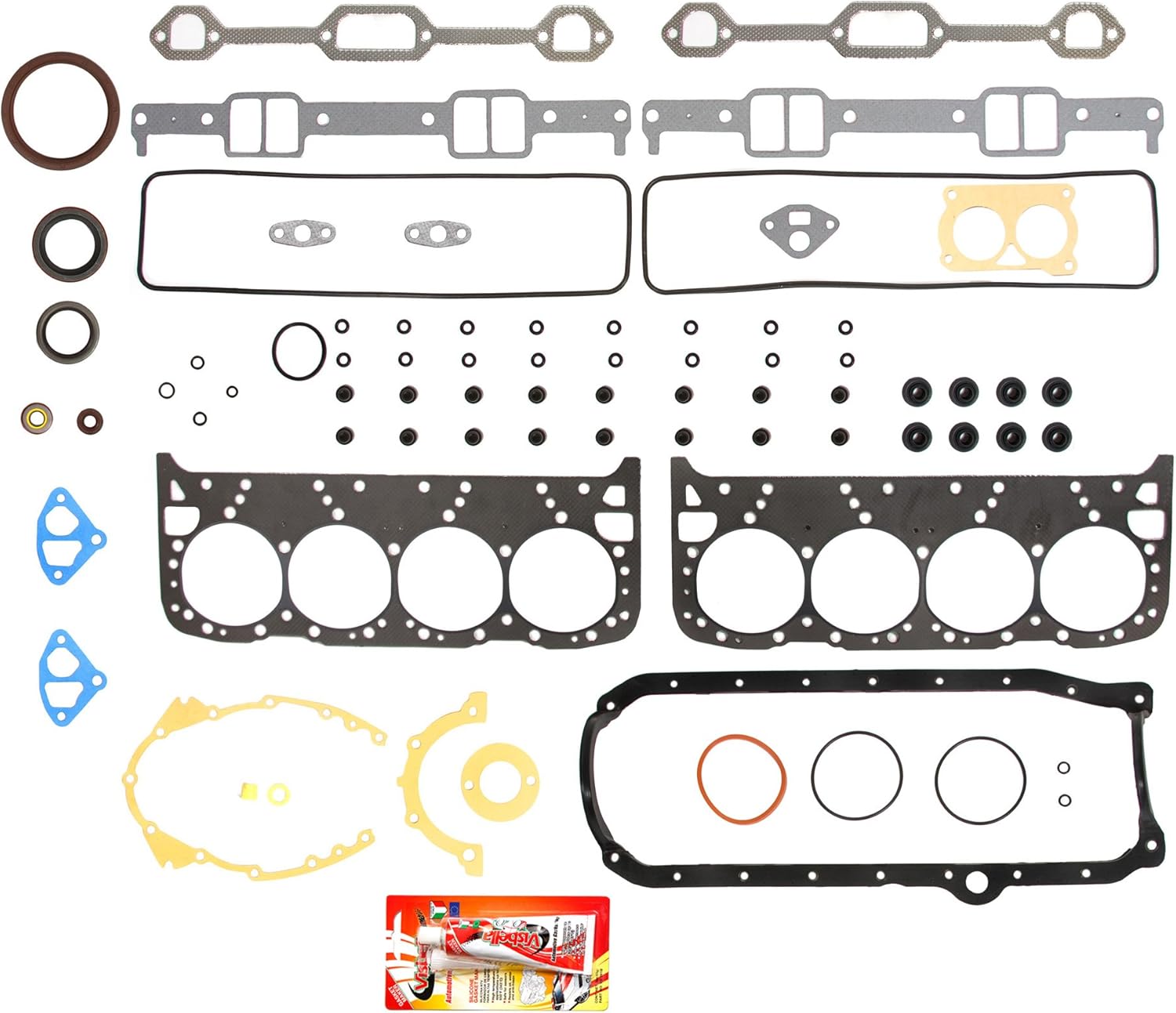 Compatible With 92-96 Chevrolet Corvette 5.7 350 OHV LT-1 / LT-4 Full Gasket Set