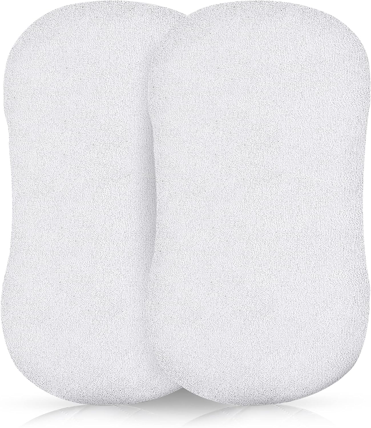 Linens World White Microfiber Waterproof Moses Basket Mattress Protector Terry-Non-Allergenic Moses Basket Mattress Protector Non-Noisy Moses Basket Waterproof Mattress Protector (35 X 75Cm)