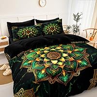 Vista 17 de Juego de edredón de león tamaño Queen con temática de animales salvajes, edredón de león negro, juego de ropa de cama con temática de safari de vida