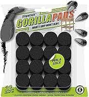 Vista 13 de Slipstick GorillaPads CB147 Almohadillas Antideslizantes para Muebles/Pies de Agarre (Juego de 16) Protectores de Piso de Goma Autoadhesivos, 1