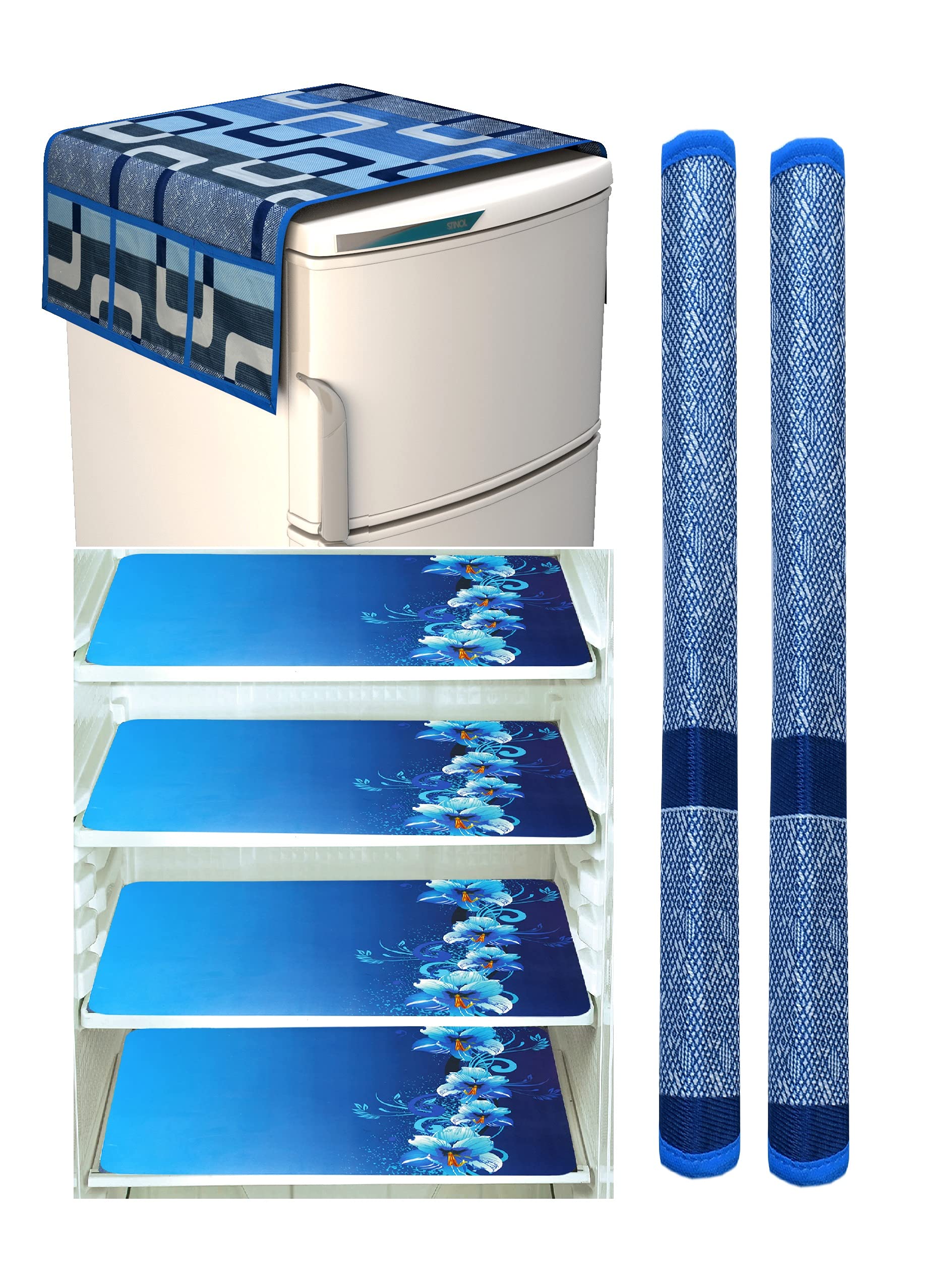 Fridge Top Cover Set - Protect & Decorate! -9 Fridge Top Cover Set - Protect & Decorate! -9