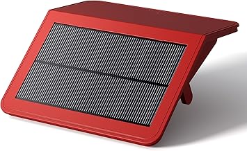 Lid with Solar Panel, Replacement for Bird Feeder G02, Red