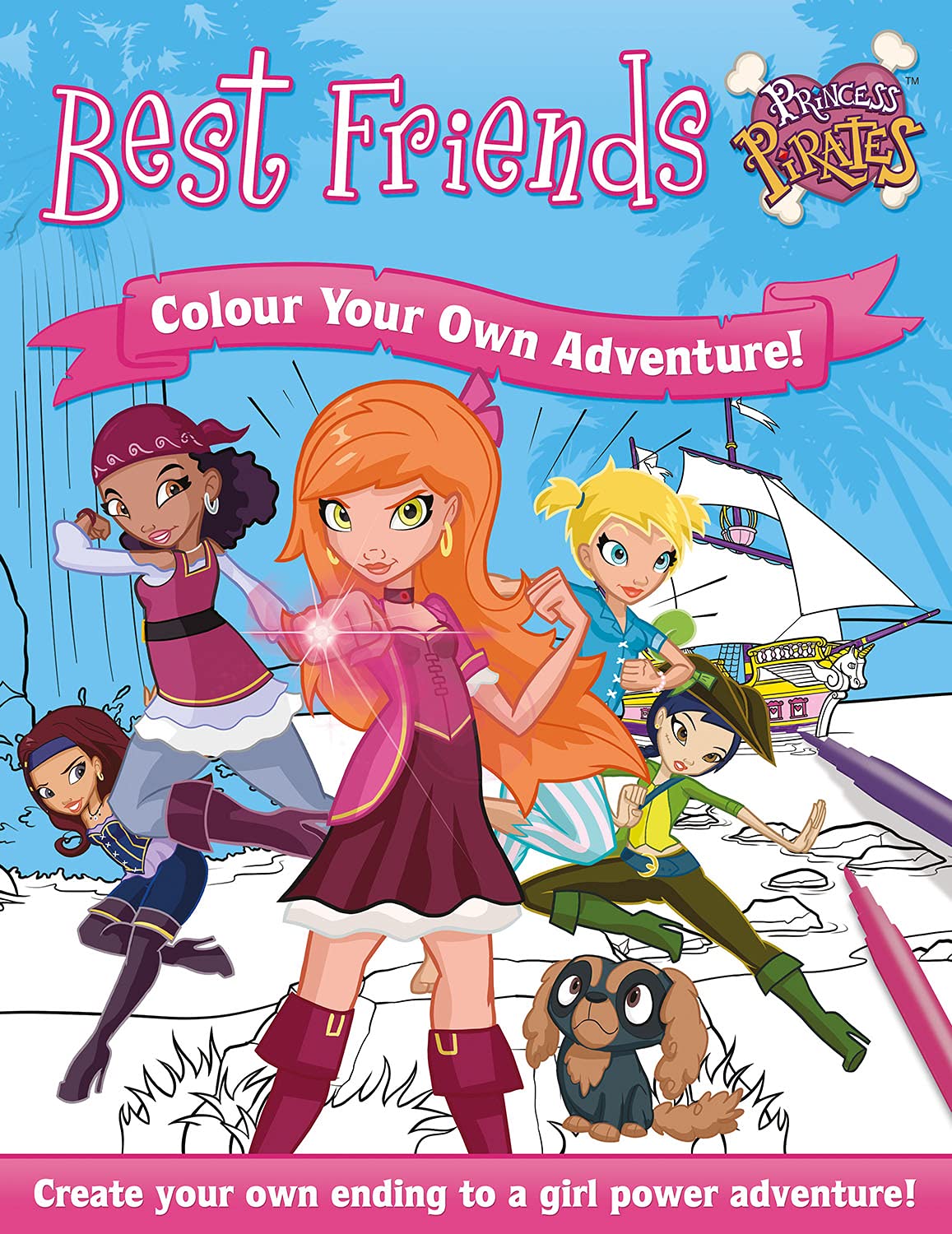 Princess Pirates Best Friends Colouring (Princess Pirates Activity Adventure Book)